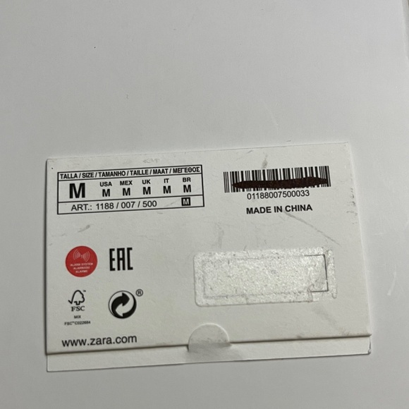 NWB - Zara Women’s Cosmic Glass Collection Heart Shaped Necklace - Picture 9 of 10